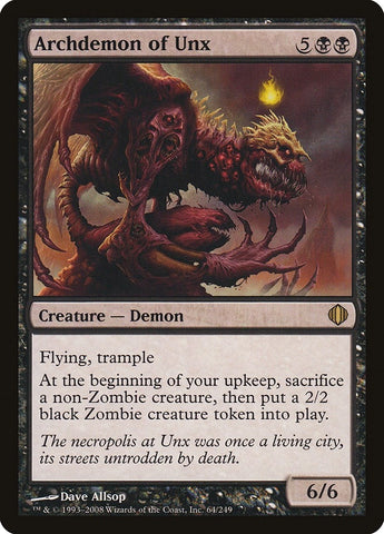 Image for Archdemon of Unx (64) [Shards of Alara]
