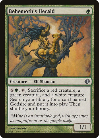 Image for Behemoth's Herald (124) [Shards of Alara]