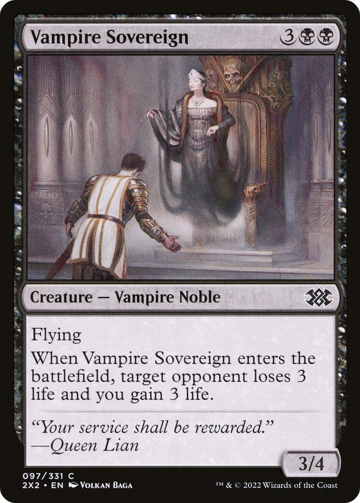 Image for Vampire Sovereign (97) [Double Masters 2022]