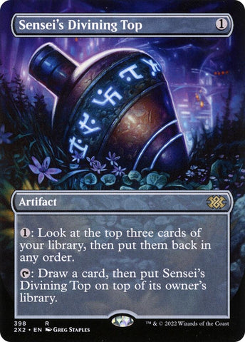 Image for Sensei's Divining Top (Borderless) (398) [Double Masters 2022]