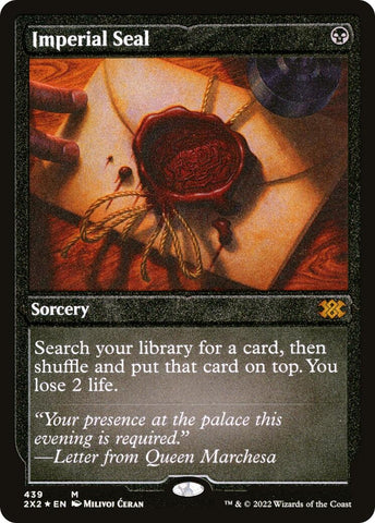 Image for Imperial Seal (Foil Etched) (439) [Double Masters 2022]