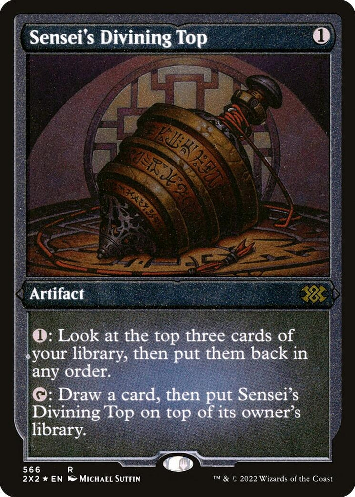 Image for Sensei's Divining Top (Foil Etched) (566) [Double Masters 2022]