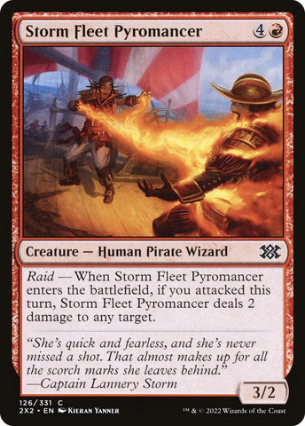Image for Storm Fleet Pyromancer (126) [Double Masters 2022]