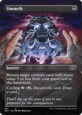 Image for Unearth (Borderless) (357) [Double Masters 2022]