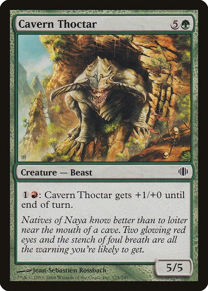 Image for Cavern Thoctar (125) [Shards of Alara]