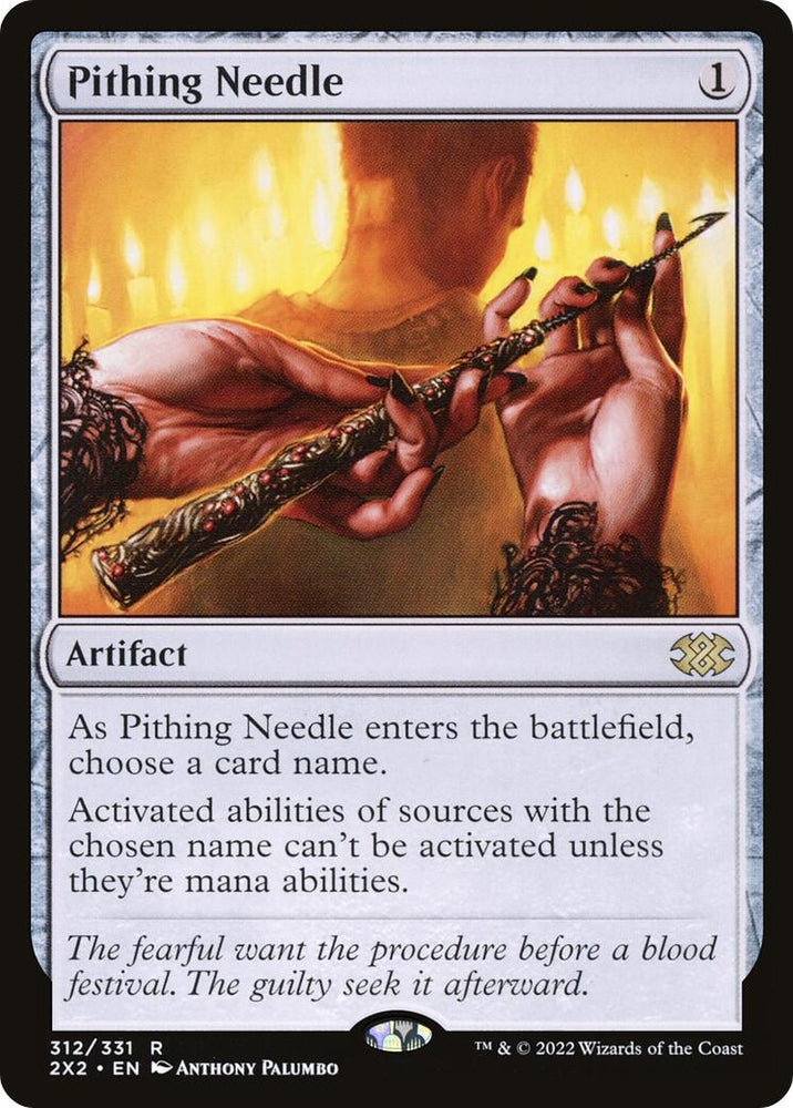 Image for Pithing Needle (312) [Double Masters 2022]