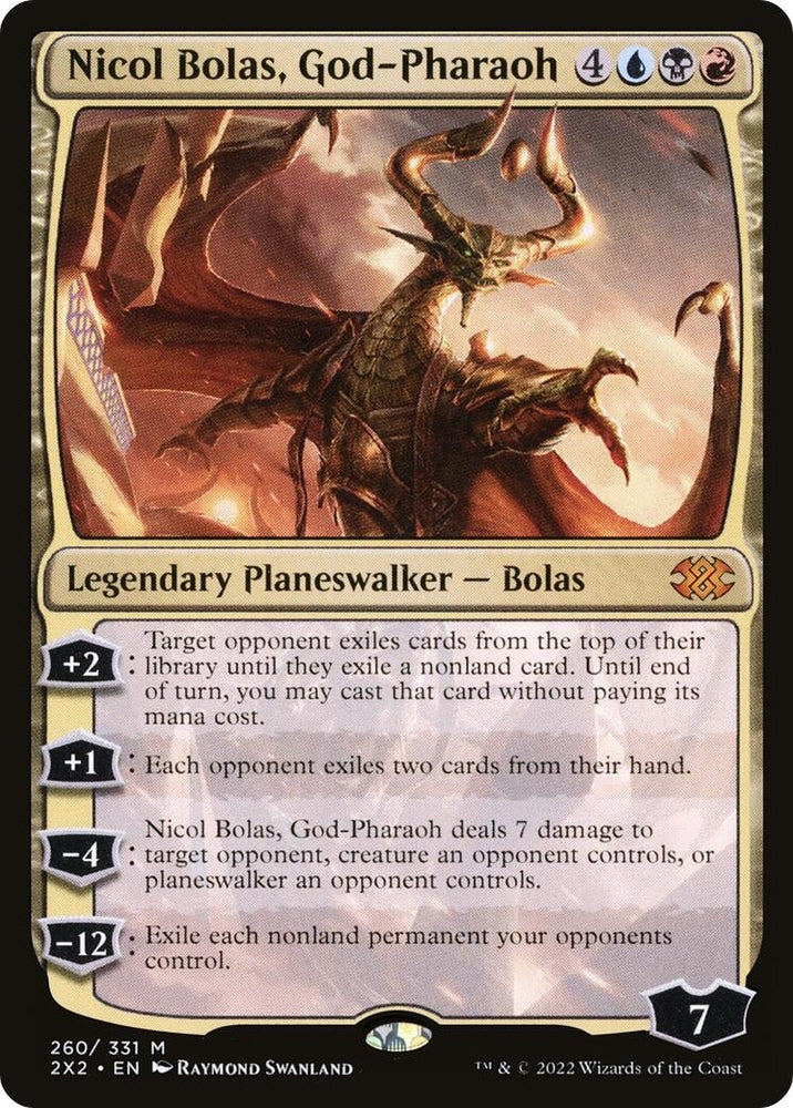 Image for Nicol Bolas, God-Pharaoh (260) [Double Masters 2022]
