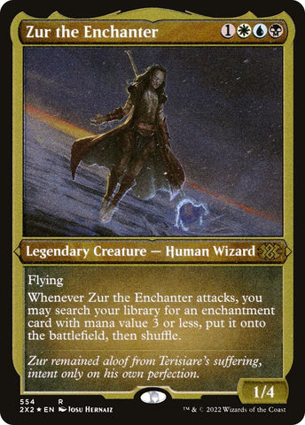 Image for Zur the Enchanter (Foil Etched) (554) [Double Masters 2022]