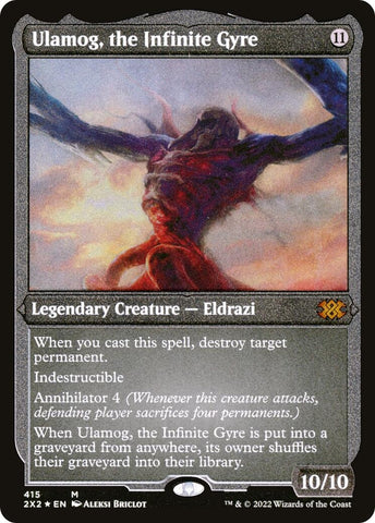 Image for Ulamog, the Infinite Gyre (Foil Etched) (415) [Double Masters 2022]