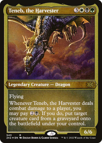 Image for Teneb, the Harvester (Foil Etched) (543) [Double Masters 2022]