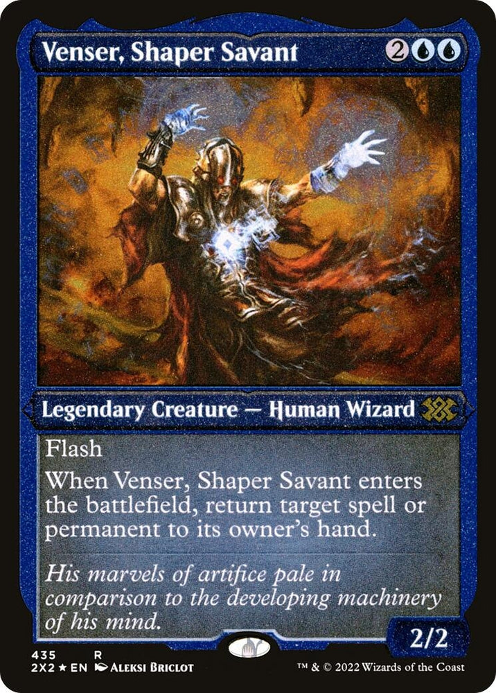 Image for Venser, Shaper Savant (Foil Etched) (435) [Double Masters 2022]