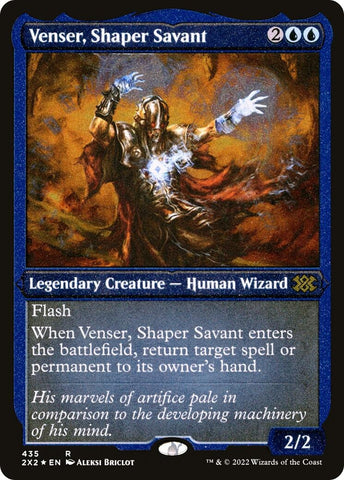 Image for Venser, Shaper Savant (Foil Etched) (435) [Double Masters 2022]