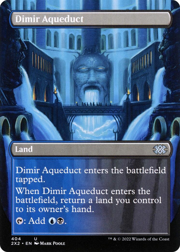 Image for Dimir Aqueduct (Borderless) (404) [Double Masters 2022]