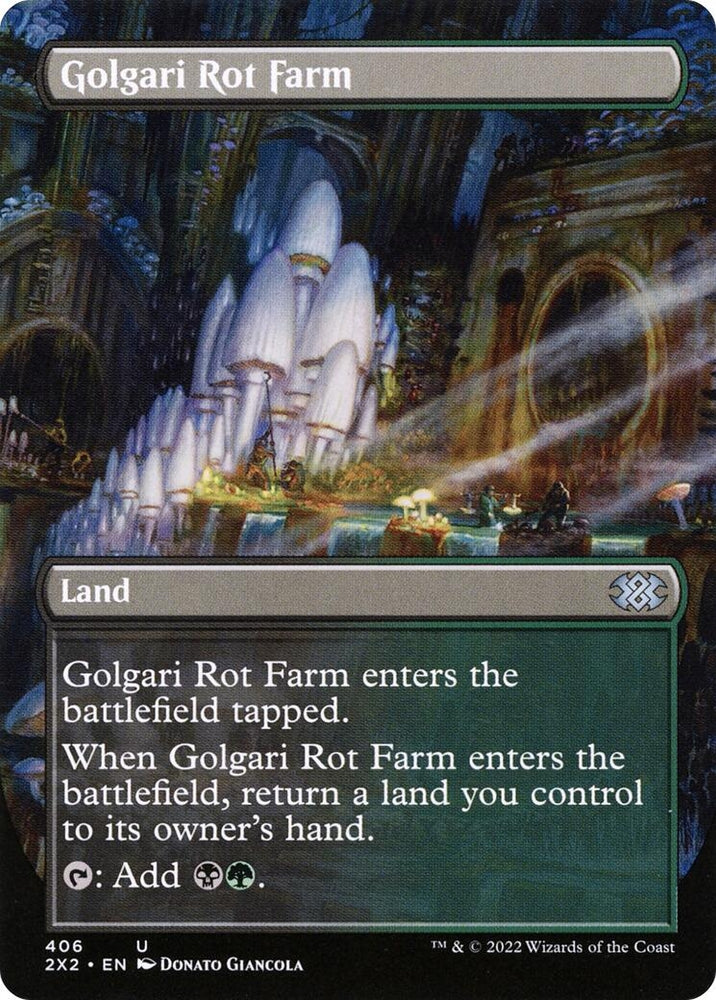 Image for Golgari Rot Farm (Borderless) (406) [Double Masters 2022]