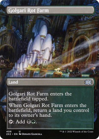 Image for Golgari Rot Farm (Borderless) (406) [Double Masters 2022]