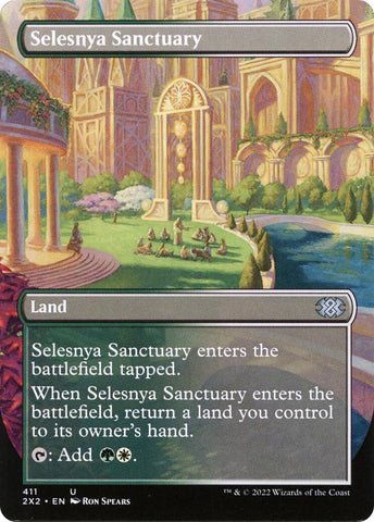 Image for Selesnya Sanctuary (Borderless) (411) [Double Masters 2022]