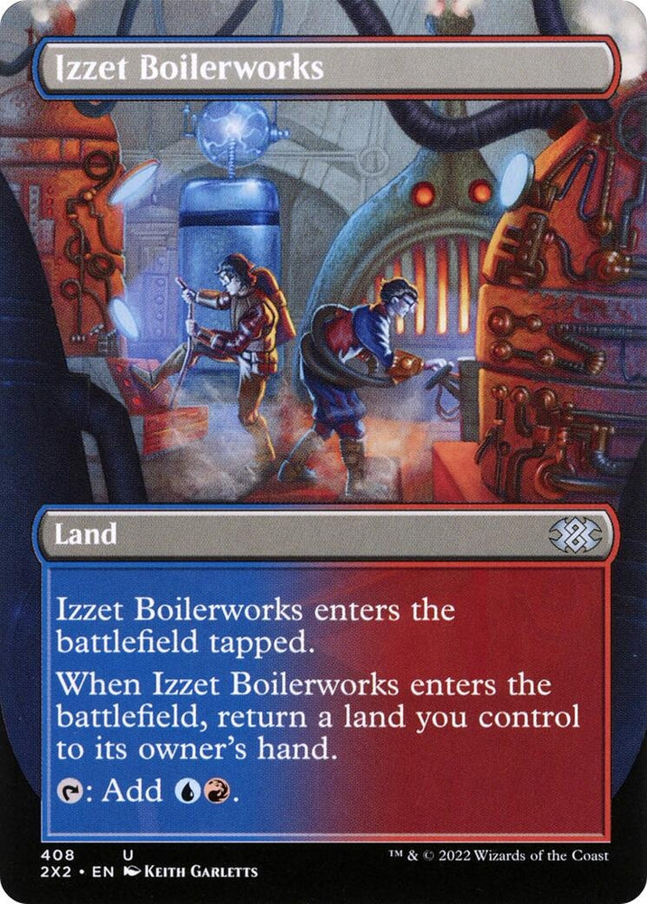 Image for Izzet Boilerworks (Borderless) (408) [Double Masters 2022]