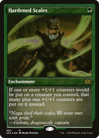 Image for Hardened Scales (Foil Etched) (462) [Double Masters 2022]