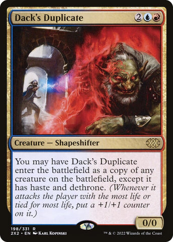 Image for Dack's Duplicate (198) [Double Masters 2022]