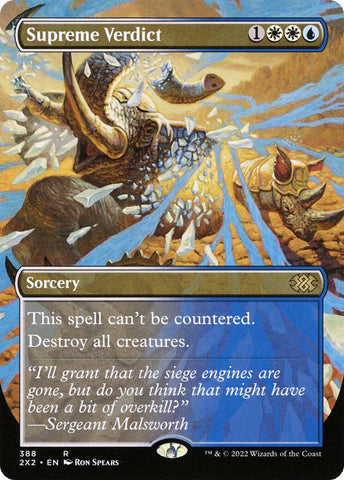 Image for Supreme Verdict (Borderless) (388) [Double Masters 2022]