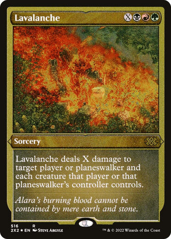 Image for Lavalanche (Foil Etched) (516) [Double Masters 2022]