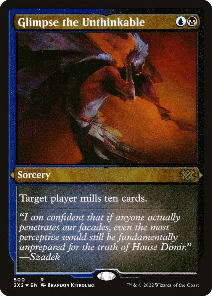 Image for Glimpse the Unthinkable (Foil Etched) (500) [Double Masters 2022]