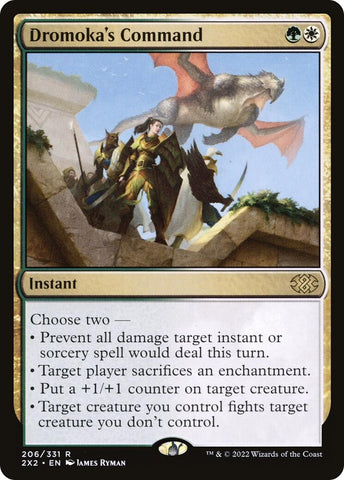 Image for Dromoka's Command (206) [Double Masters 2022]