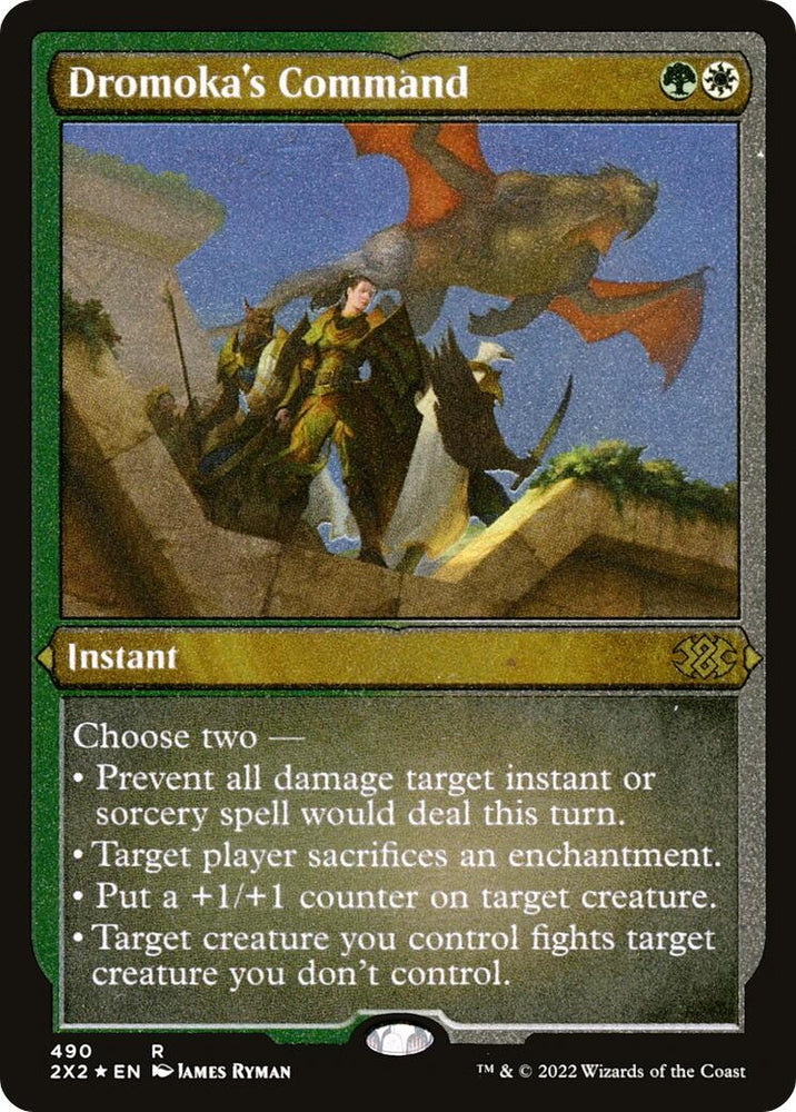 Image for Dromoka's Command (Foil Etched) (490) [Double Masters 2022]