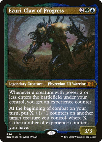Image for Ezuri, Claw of Progress (Foil Etched) (494) [Double Masters 2022]