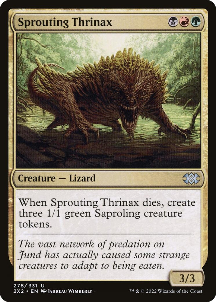 Image for Sprouting Thrinax (278) [Double Masters 2022]