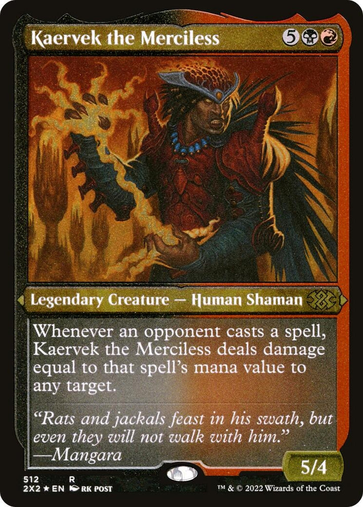 Image for Kaervek the Merciless (Foil Etched) (512) [Double Masters 2022]