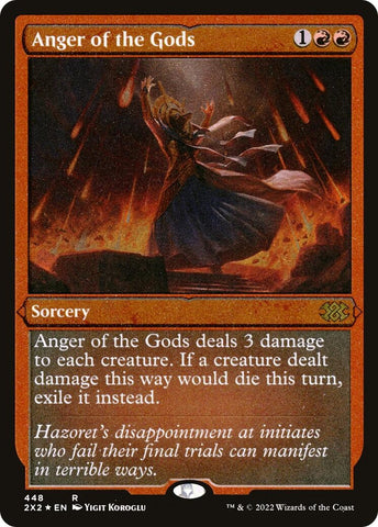 Image for Anger of the Gods (Foil Etched) (448) [Double Masters 2022]