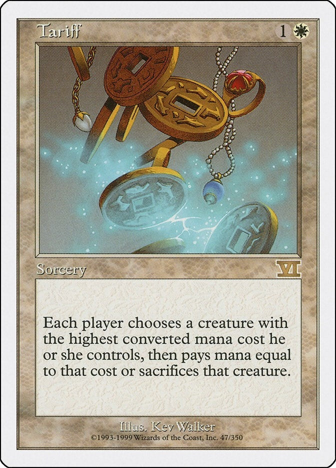 Image for Tariff (47) - Magic: The Gathering