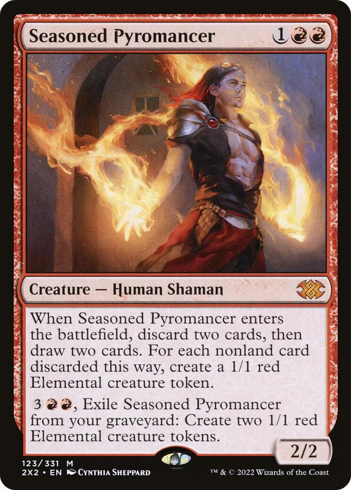 Image for Seasoned Pyromancer (123) [Double Masters 2022]