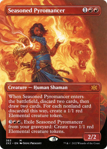 Image for Seasoned Pyromancer (Borderless) (363) [Double Masters 2022]