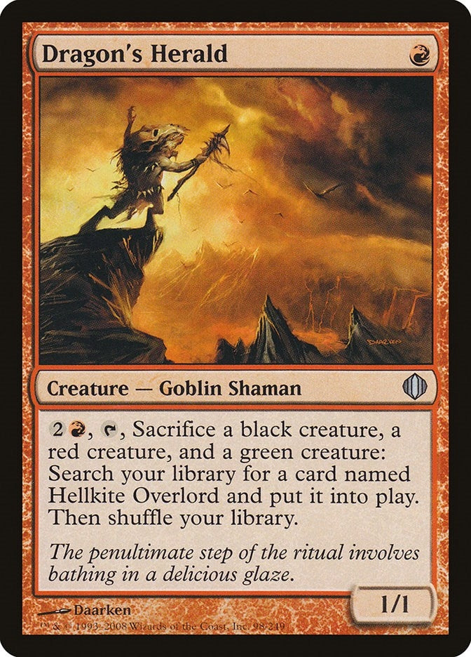 Image for Dragon's Herald (98) [Shards of Alara]