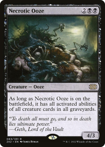 Image for Necrotic Ooze (83) [Double Masters 2022]