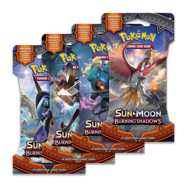 Burning Shadows Sleeved Booster Pack Art Bundle [Set of 4] [SM - Burning Shadows]