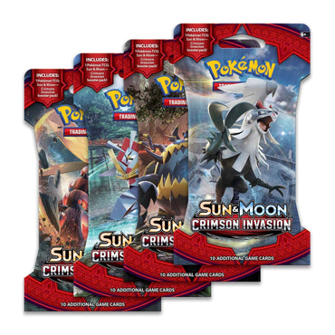 Image for Crimson Invasion Sleeved Booster Pack Art Bundle [Set of 4] [SM - Crimson Invasion]