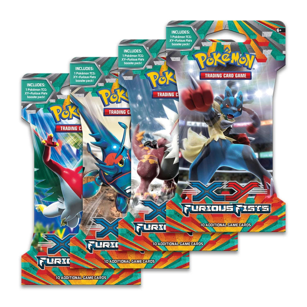 Image for Furious Fists Sleeved Booster Pack Art Bundle [Set of 4] [XY - Furious Fists]