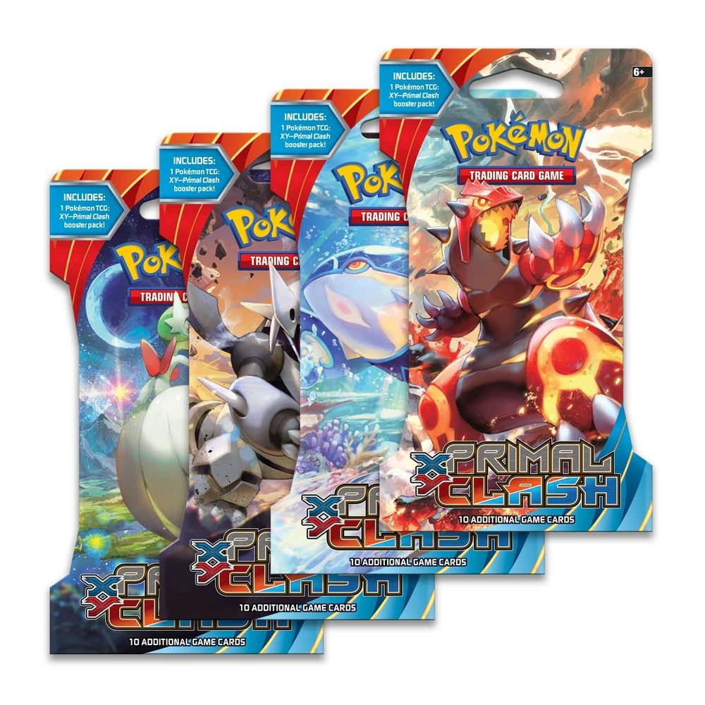 Image for Primal Clash Sleeved Booster Pack Art Bundle [Set of 4] [XY - Primal Clash]