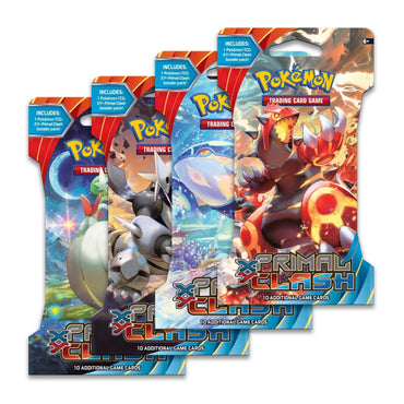 Image for Primal Clash Sleeved Booster Pack Art Bundle [Set of 4] [XY - Primal Clash]