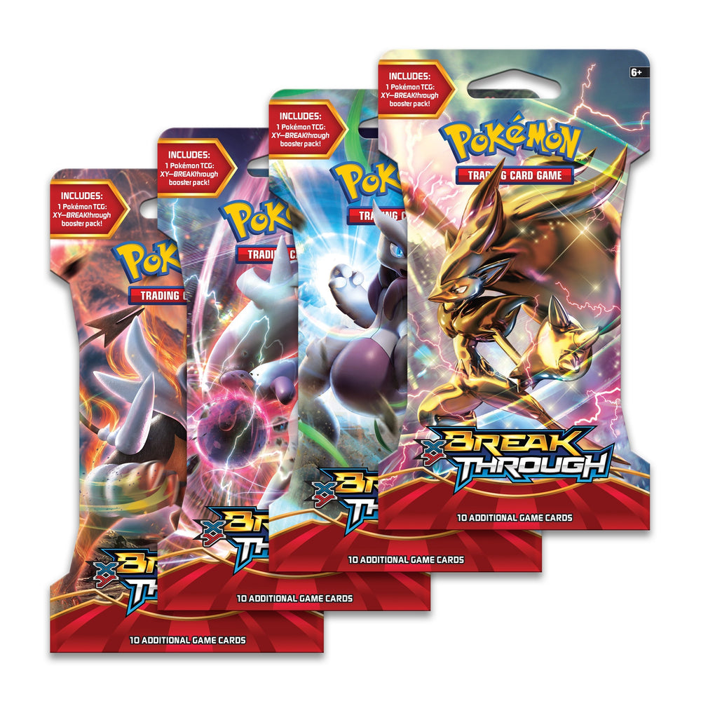 BREAKthrough Sleeved Booster Pack Art Bundle [Set of 4] [XY - BREAKthrough]