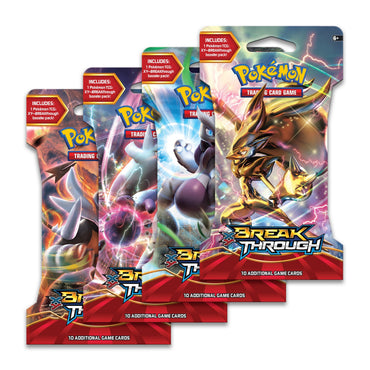 BREAKthrough Sleeved Booster Pack Art Bundle [Set of 4] [XY - BREAKthrough]