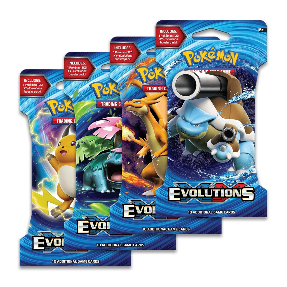 Image for Evolutions Sleeved Booster Pack Art Bundle [Set of 4] [XY - Evolutions]