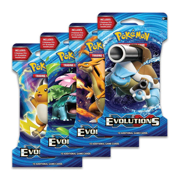 Image for Evolutions Sleeved Booster Pack Art Bundle [Set of 4] [XY - Evolutions]