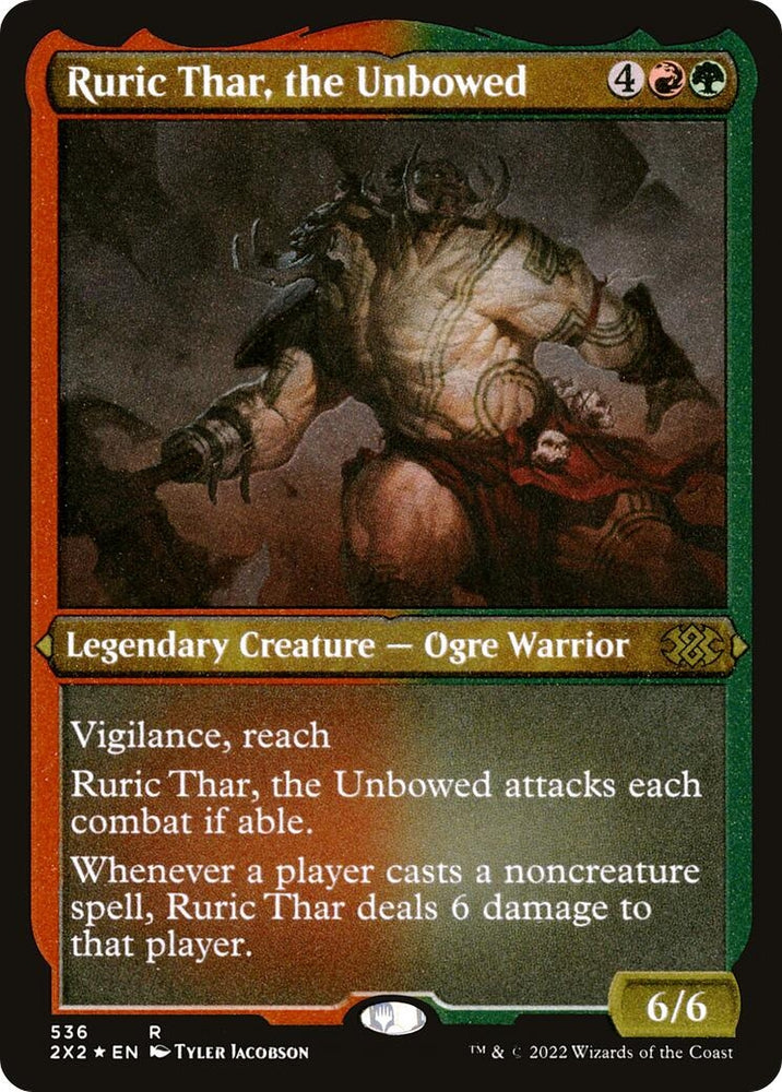Image for Ruric Thar, the Unbowed (Foil Etched) (536) [Double Masters 2022]