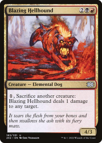 Image for Blazing Hellhound (183) [Double Masters 2022]