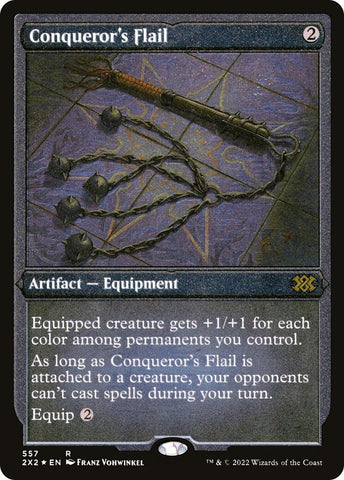 Image for Conqueror's Flail (Foil Etched) (557) [Double Masters 2022]