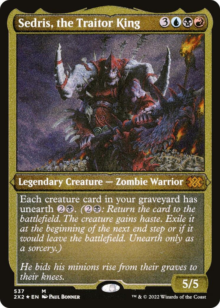 Image for Sedris, the Traitor King (Foil Etched) (537) [Double Masters 2022]